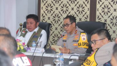 Kapolda Sumsel Pimpin Rakor Linsek, Pengamanan 864 Gereja Jadi Prioritas
