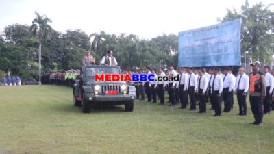 Di Tengah Hujan Deras, Polda Sumsel dan Pemprov Kukuhkan Sinergi Pengamanan Nataru 2025