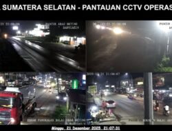 *Bid TIK Polda Sumsel Hadirkan CCTV Live YouTube Pantau Arus Lalu Lintas Jalintim Betung*