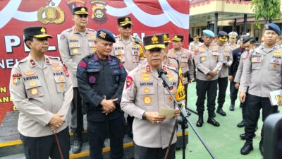 Solidaritas Lintas Daerah, 100 Brimob Sumsel Tempuh Jalur Darat Bantu Pemulihan Bencana Aceh