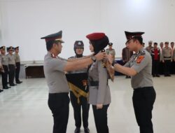 Kapolres Ogan Ilir Pimpin Upacara Pelantikan Kasat Res PPA dan PPO Polres ogan Ilir