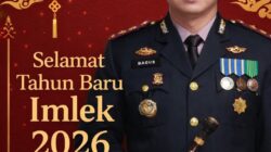 Kapolres Ogan Ilir Sampaikan Ucapan Selamat Tahun Baru Imlek 2026