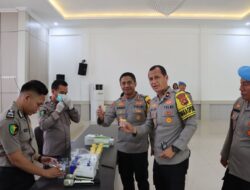 Tindak Lanjuti Perintah Kapolda Sumsel, Polres Ogan Ilir Lakukan Tes Urine Mendadak Pastikan Tidak Ada Anggota dan PJU Konsumsi Barang Haram Narkotika