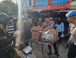 Polres Ogan Ilir dan Polsek Jajaran Bagikan Takjil di Bulan Suci Ramadhan 1447 H