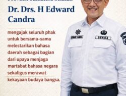 Sekda Sumsel Edward Candra Dorong Pelestarian Bahasa Daerah di Era Global