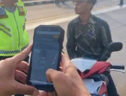Satlantas Polres Ogan Ilir Terapkan Tilang Elektronik ETLE Handheld untuk Tingkatkan Ketertiban Lalu Lintas