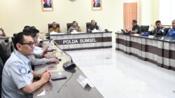 Brigjen TNI Khabib Mahfud Rakor Operasi Ketupat 2026 di Mapolda Sumsel