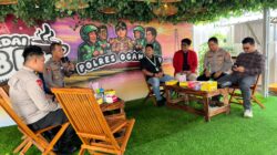 Resmikan Kedai BBK, Kapolres Ogan Ilir Ngopi Bareng Mahasiswa Perkuat Sinergi