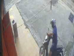CCTV Rekam Aksi Pencurian Motor di Depan Kantor LGMG Palembang, Pelaku Beraksi Pagi Hari