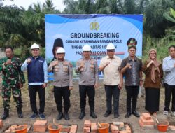 Ground Breaking Gudang Ketahanan Pangan Polri di Polres Ogan Ilir, Wujud Dukungan Polri Menuju Swasembada Pangan Nasional
