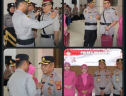 Upacara Sertijab dan Kenal Pamit Pejabat Polres Ogan Ilir Berlangsung Khidmat dan Penuh Kekeluargaan