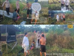 Polsek Indralaya Laksanakan Mitigasi Karhutla dan Cek Titik Hotspot di Desa Palemraya