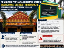 Jalur Zonasi SMKN 1 Prabumulih Dipertanyakan, Klarifikasi Kepala Sekolah Masih Diupayakan