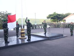 Korem 044/Gapo Gelar Upacara 17-an, Pangdam Tekankan Nasionalisme dan Disiplin Prajurit