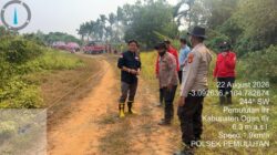 Polri Bersama Tim Gabungan Padamkan Karhutla 17 Hektare di Pemulutan Ilir, Kabupaten Ogan ilir Api Berhasil Dikendalikan Total