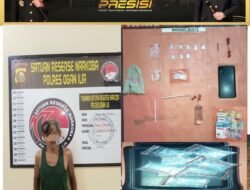 Sat Narkoba Polres Ogan Ilir Kembali Ungkap Peredaran Sabu, 8 Paket Seberat 2,63 Gram Diamankan