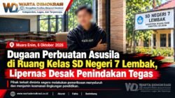 Dugaan Perbuatan Asusila Oknum Penjaga Sekolah di Ruang Kelas SD Negeri 7 Lembak