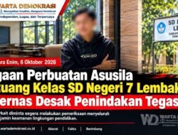 Dugaan Perbuatan Asusila Oknum Penjaga Sekolah di Ruang Kelas SD Negeri 7 Lembak