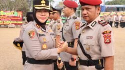 Polres Ogan Ilir Gelar Sertijab Kasat Resnarkoba dan Kapolsek Pemulutan, Kapolres Tekankan Profesionalisme dalam Bertugas