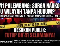 DA’41 Palembang: Tempat Hiburan Malam Diduga Surga Narkoba Bak “Texas City”, Wilayah Tanpa Hukum, Nyawa Manusia Tiada Artinya